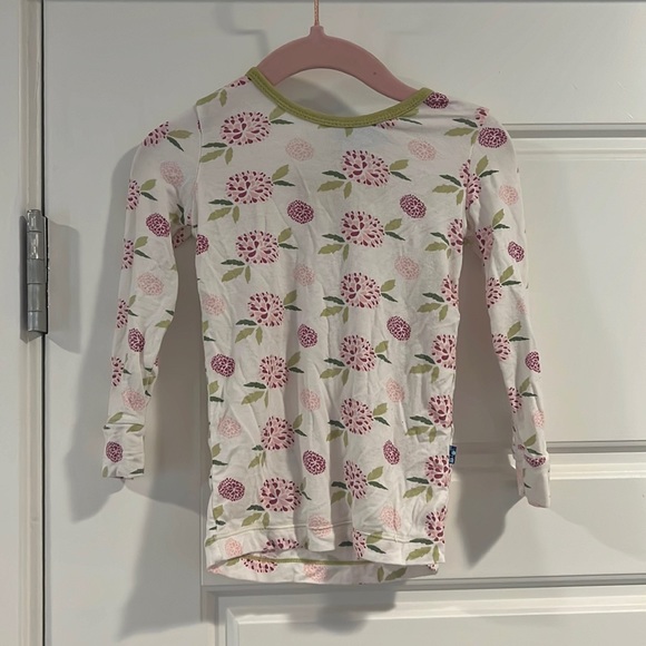 Kickee Pants Other - $5 ADD ON Kickee Pants Natural Floral Top Shirt 2T Bamboo Little Sleepies